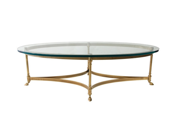 Brass Hoof Table