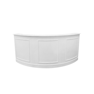 White Round Piece Bar