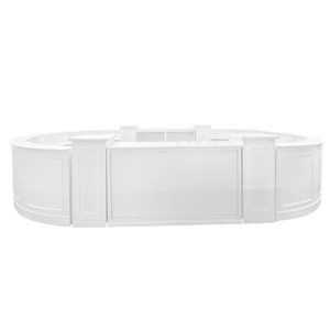 Large Oval White Bar