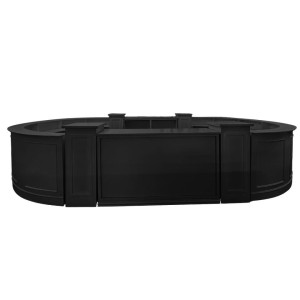 Large Oval Black Bar