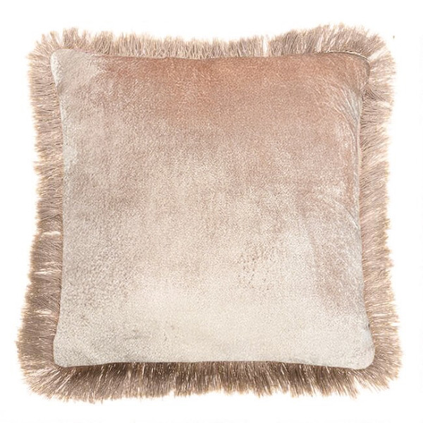 Berry Blush Fringe Pillow - Image 2