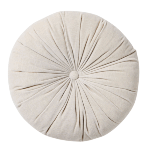 Ivory Round Pillow