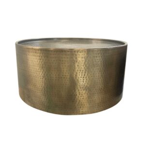Brass Drum Table