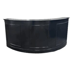 Black Round Piece Bar