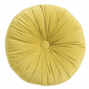 Chartreuse Round Pillow