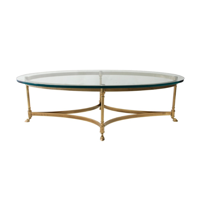 Brass Hoof Table