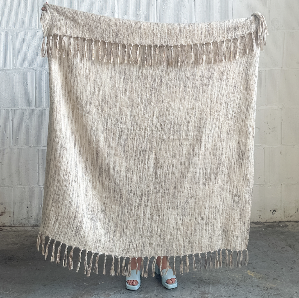 Neutral Textured Throw