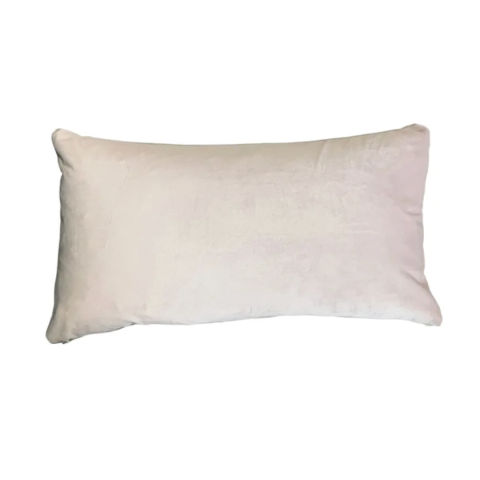 Blush Velvet Bolster