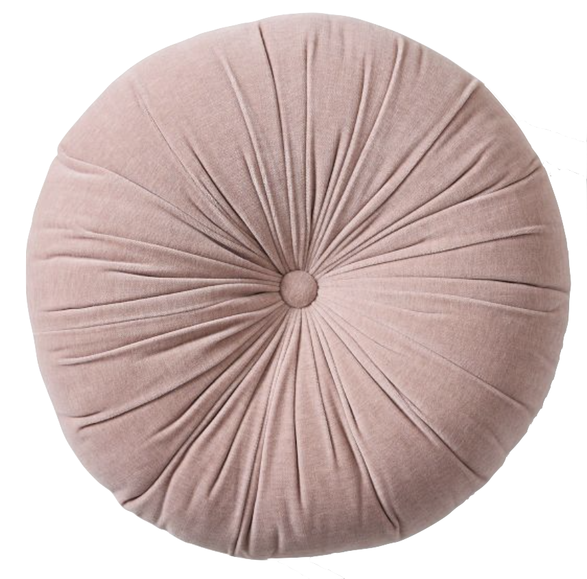 Blush Round Pillow