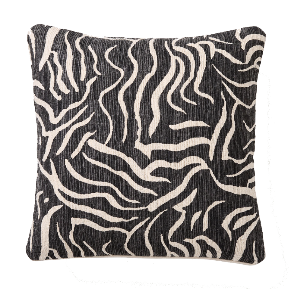 Elevated Zebra Pillow