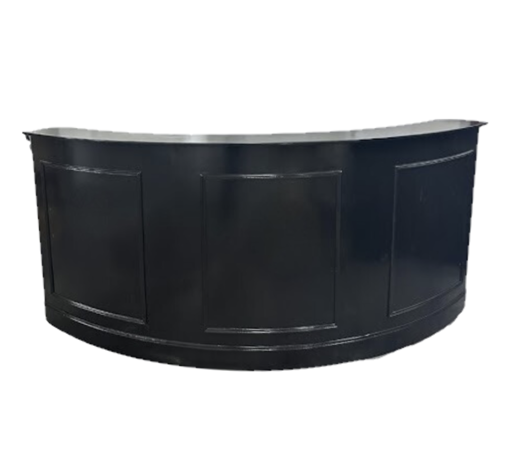 Black Round Piece Bar