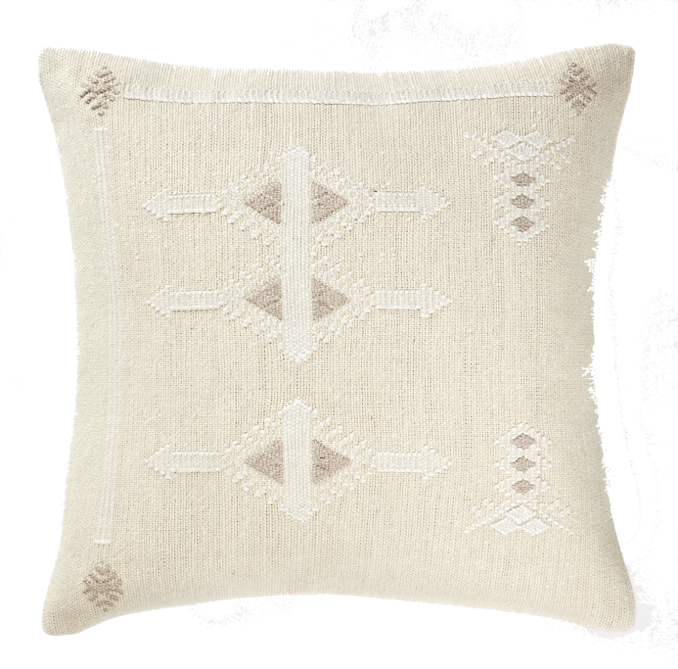 Ivory Moroccan Pillow