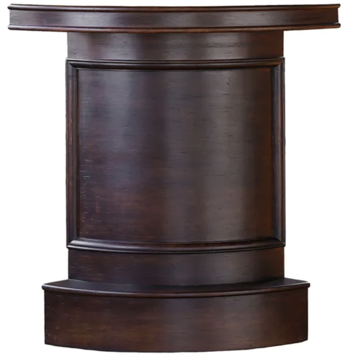 Mahogany Bar Corner Piece
