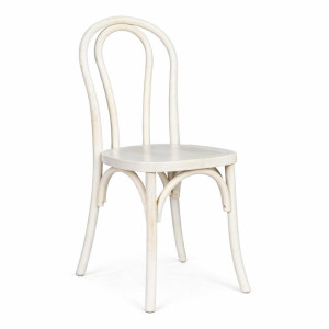 Whitewash Bentwood Chair