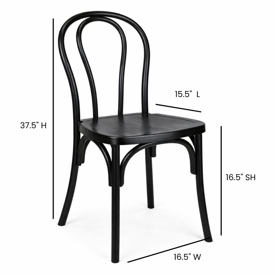 Ebony Bentwood Chair - Image 3