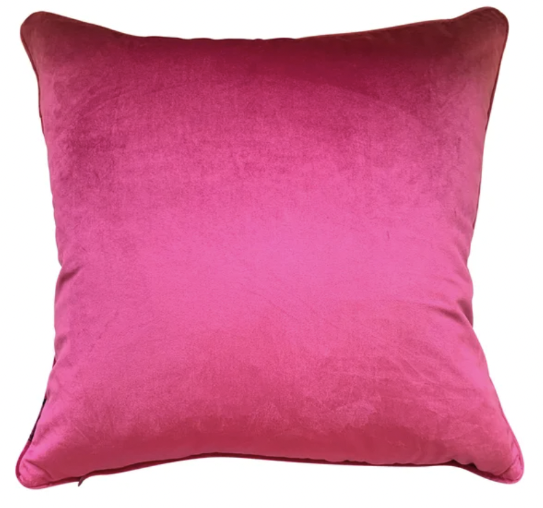 Magenta Velvet Pillow