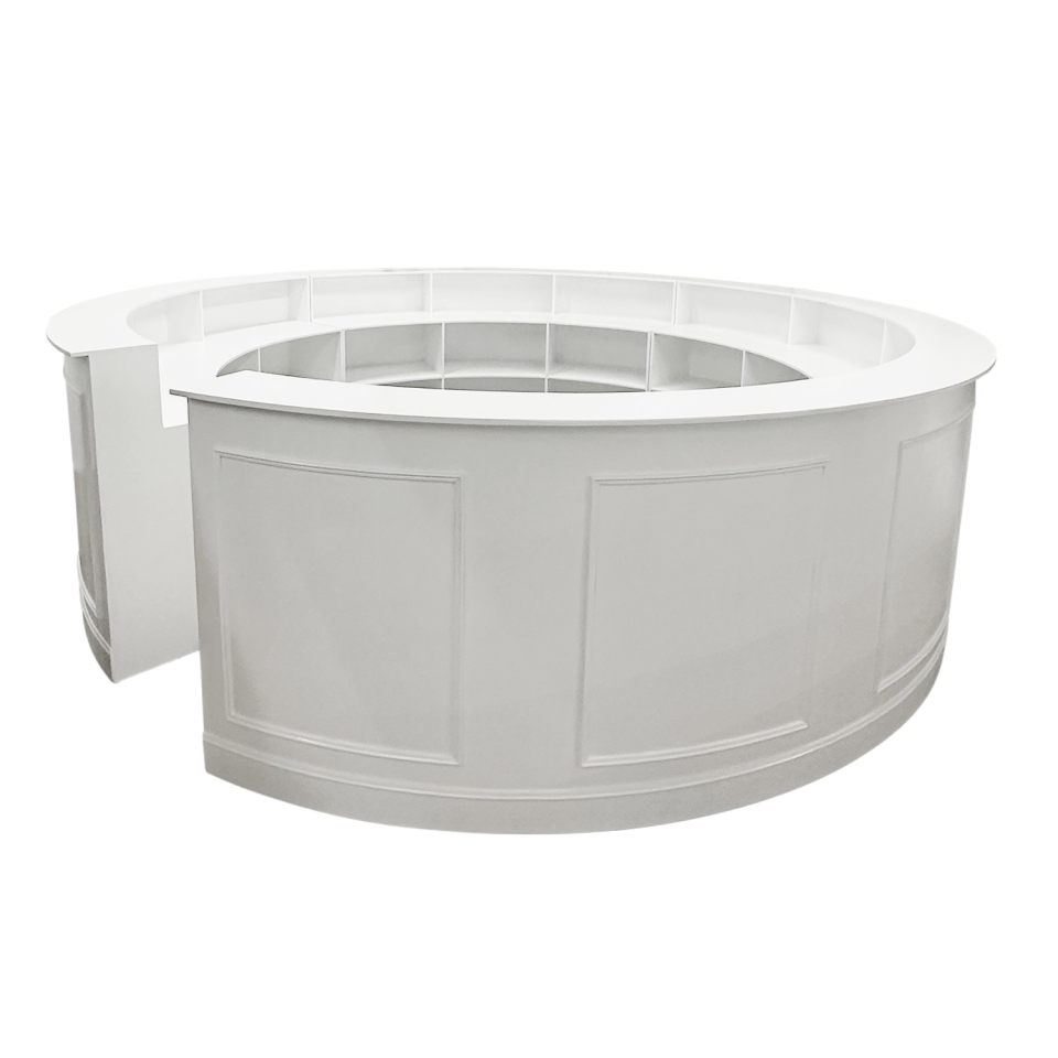 White Round Bar