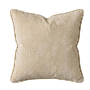 Beige Velvet Pillow