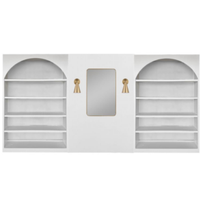 White Mason Shelf  + Wall Set