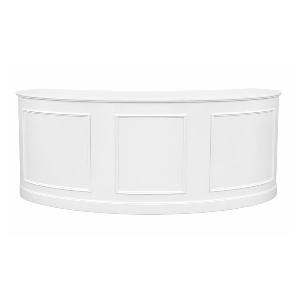 White Quarter Round Bar