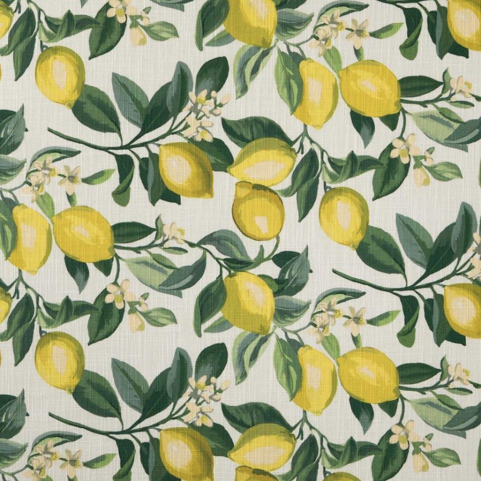 Lemon Print Umbrella Cover (Capri Umbrella Frame)