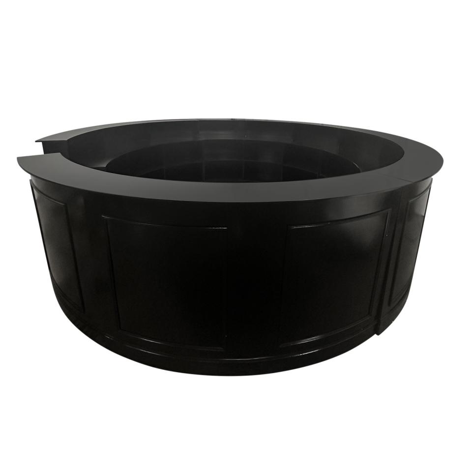 Black Round Bar