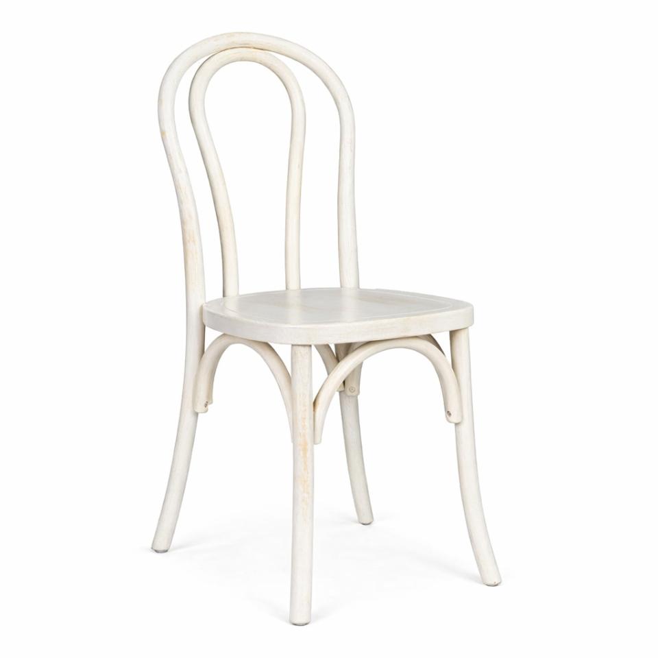 Whitewash Bentwood Chair