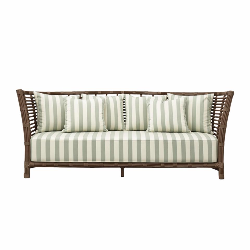 Tiki Sofa + Custom Cushions