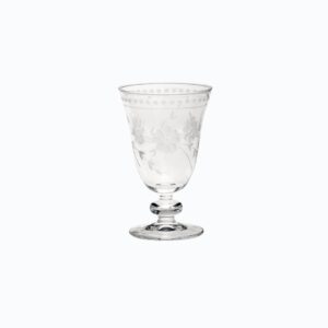 Etched Glassware Water Glass