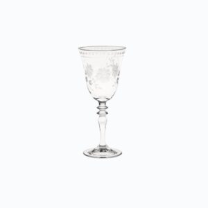 Etched Glassware Wine Glass