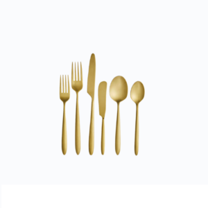 Brush Gold Flatware