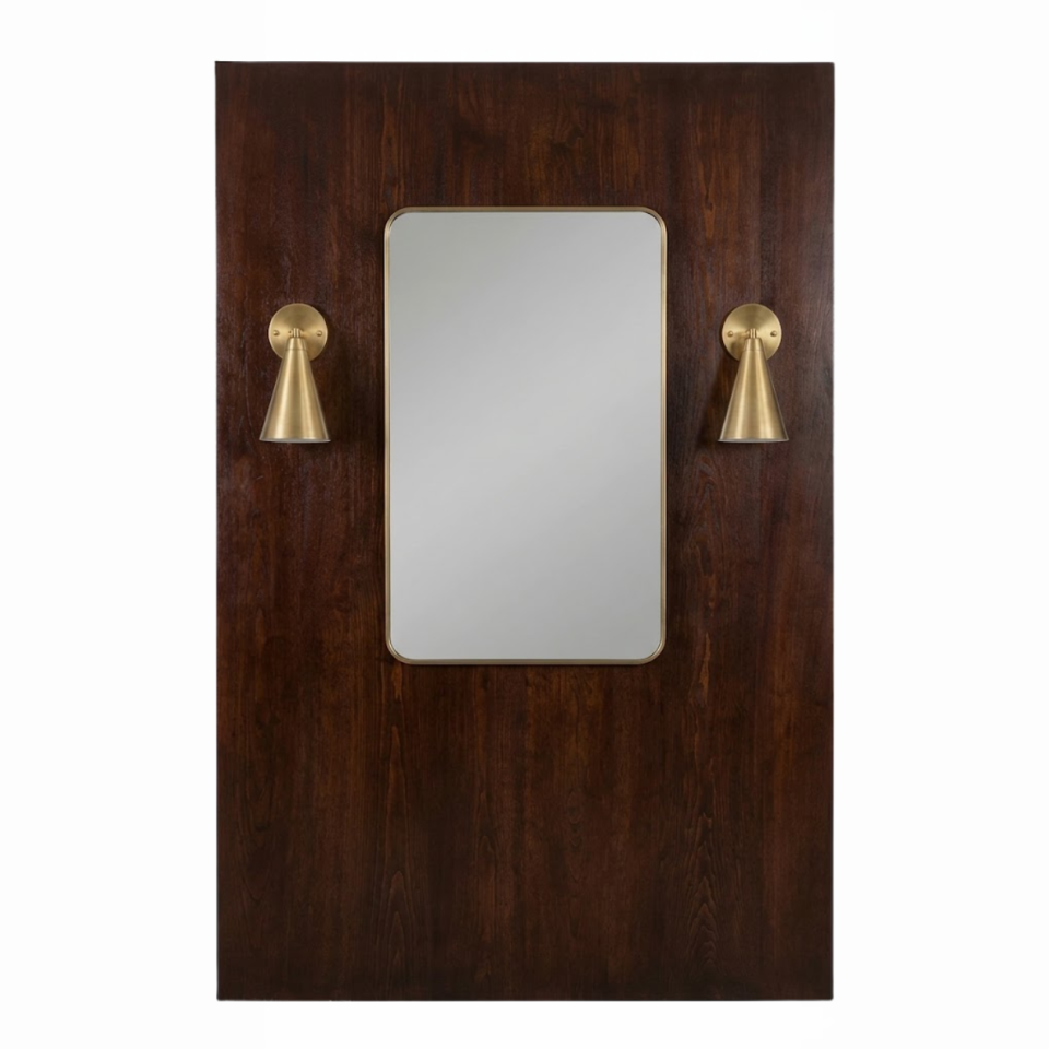 Mahogany Mason Wall